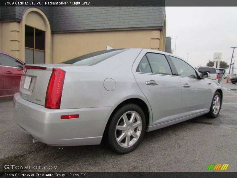 Radiant Silver / Light Gray 2009 Cadillac STS V8