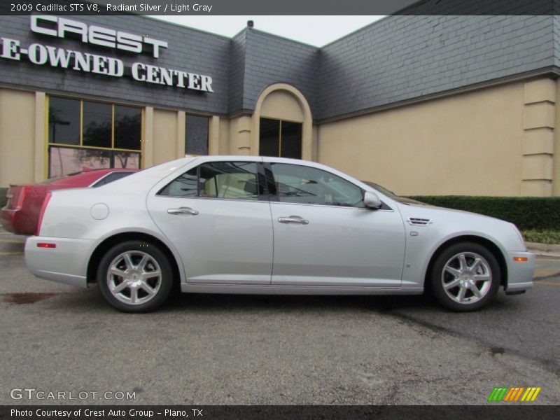 Radiant Silver / Light Gray 2009 Cadillac STS V8