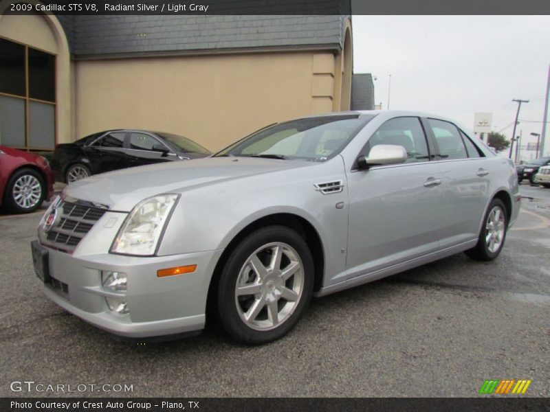 Radiant Silver / Light Gray 2009 Cadillac STS V8