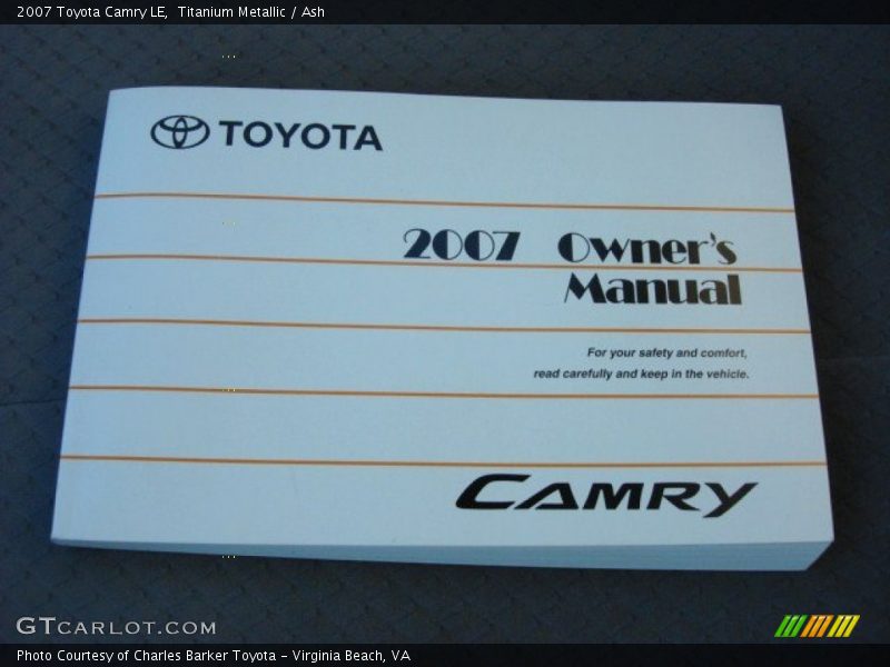 Titanium Metallic / Ash 2007 Toyota Camry LE