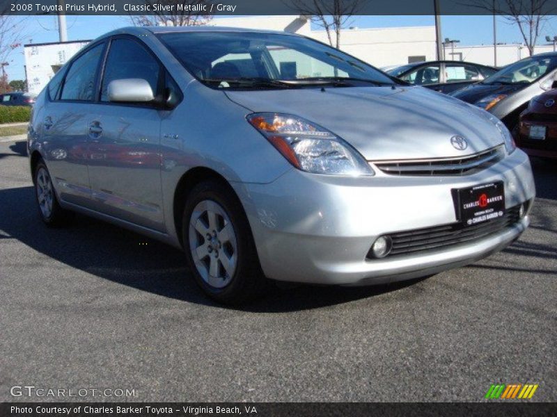 Classic Silver Metallic / Gray 2008 Toyota Prius Hybrid
