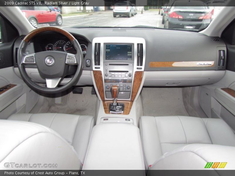 Radiant Silver / Light Gray 2009 Cadillac STS V8