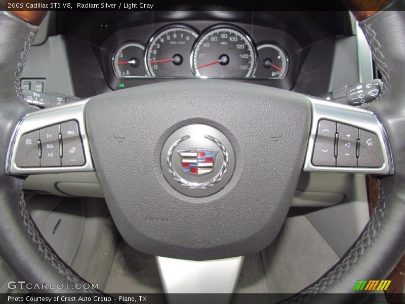 Radiant Silver / Light Gray 2009 Cadillac STS V8