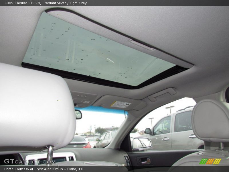 Radiant Silver / Light Gray 2009 Cadillac STS V8