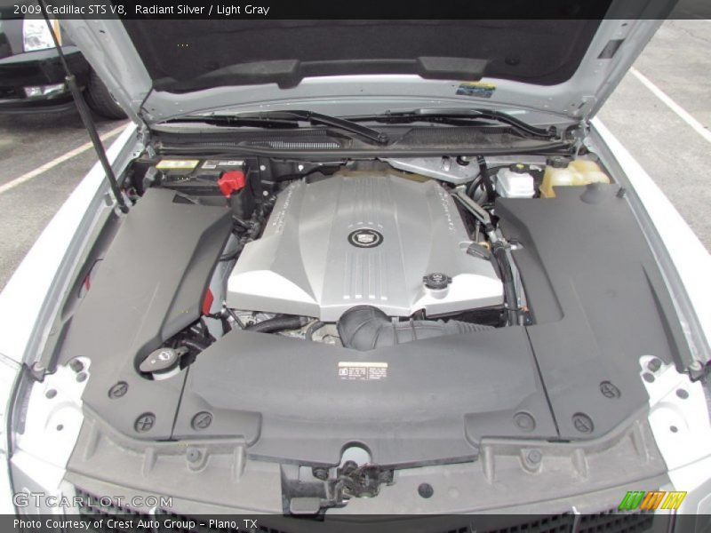 Radiant Silver / Light Gray 2009 Cadillac STS V8