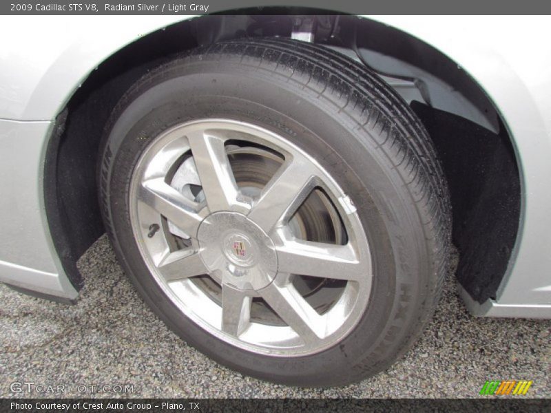 Radiant Silver / Light Gray 2009 Cadillac STS V8