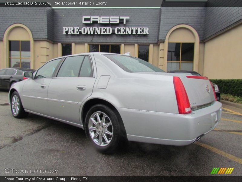 Radiant Silver Metallic / Ebony 2011 Cadillac DTS Luxury