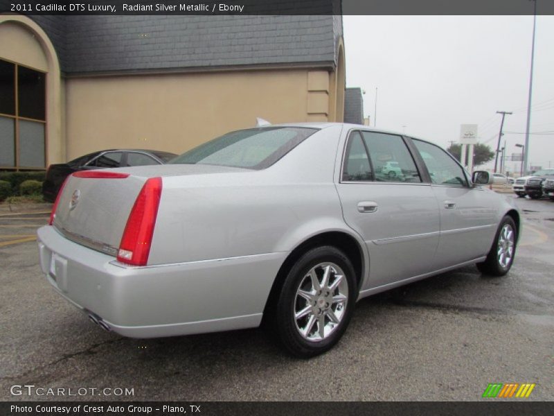 Radiant Silver Metallic / Ebony 2011 Cadillac DTS Luxury