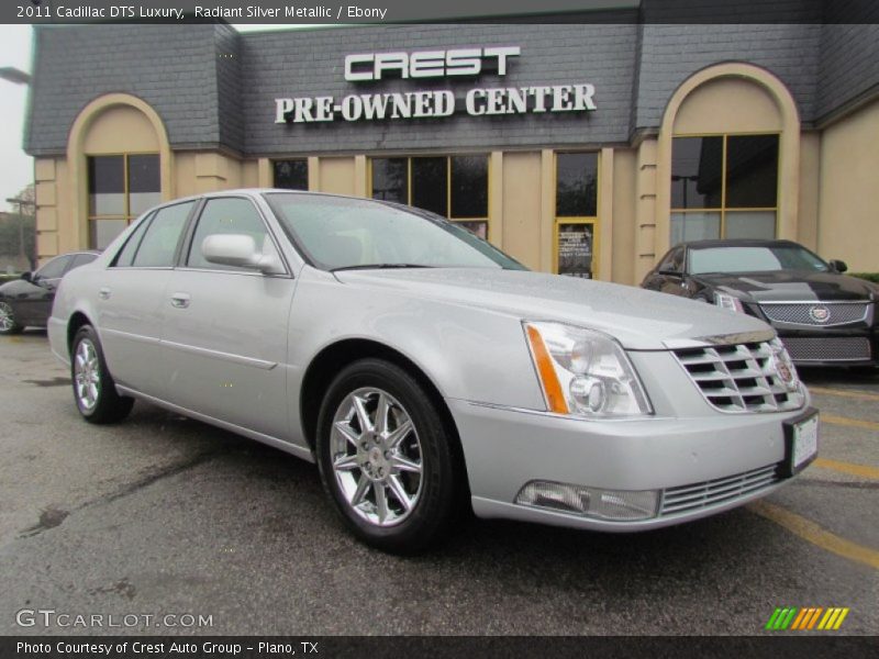 Radiant Silver Metallic / Ebony 2011 Cadillac DTS Luxury