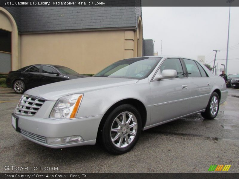 Radiant Silver Metallic / Ebony 2011 Cadillac DTS Luxury
