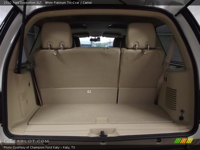 White Platinum Tri-Coat / Camel 2012 Ford Expedition XLT