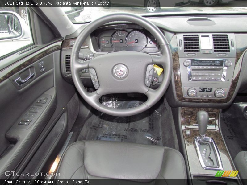 Radiant Silver Metallic / Ebony 2011 Cadillac DTS Luxury