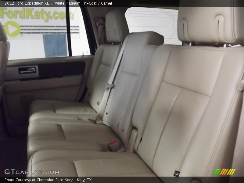 White Platinum Tri-Coat / Camel 2012 Ford Expedition XLT