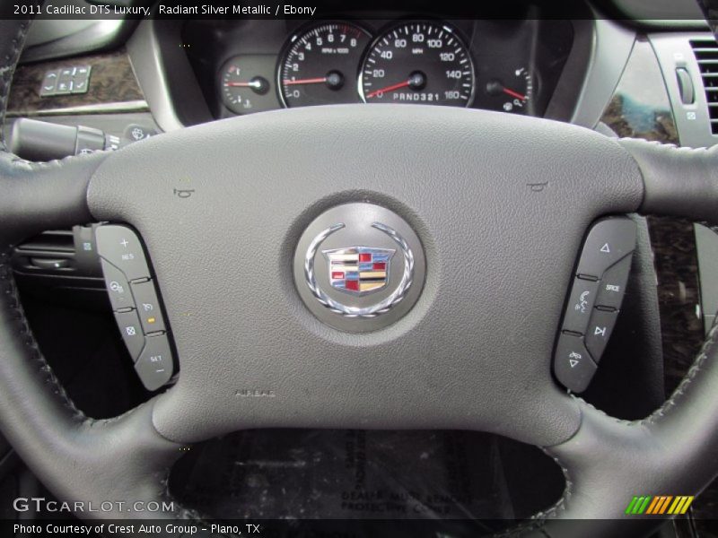 Radiant Silver Metallic / Ebony 2011 Cadillac DTS Luxury