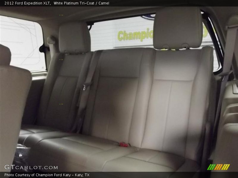 White Platinum Tri-Coat / Camel 2012 Ford Expedition XLT