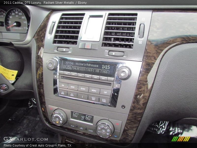 Radiant Silver Metallic / Ebony 2011 Cadillac DTS Luxury