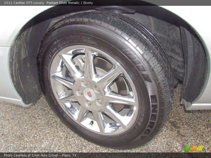 Radiant Silver Metallic / Ebony 2011 Cadillac DTS Luxury