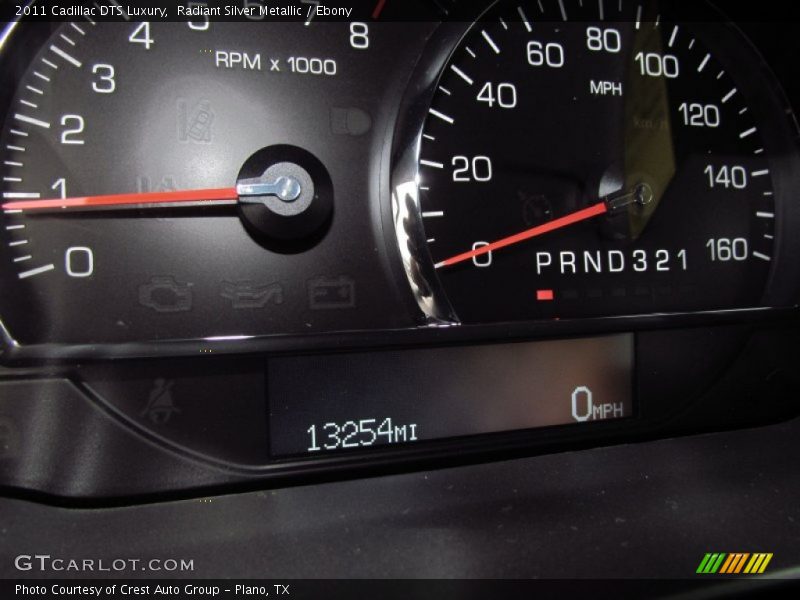 Radiant Silver Metallic / Ebony 2011 Cadillac DTS Luxury