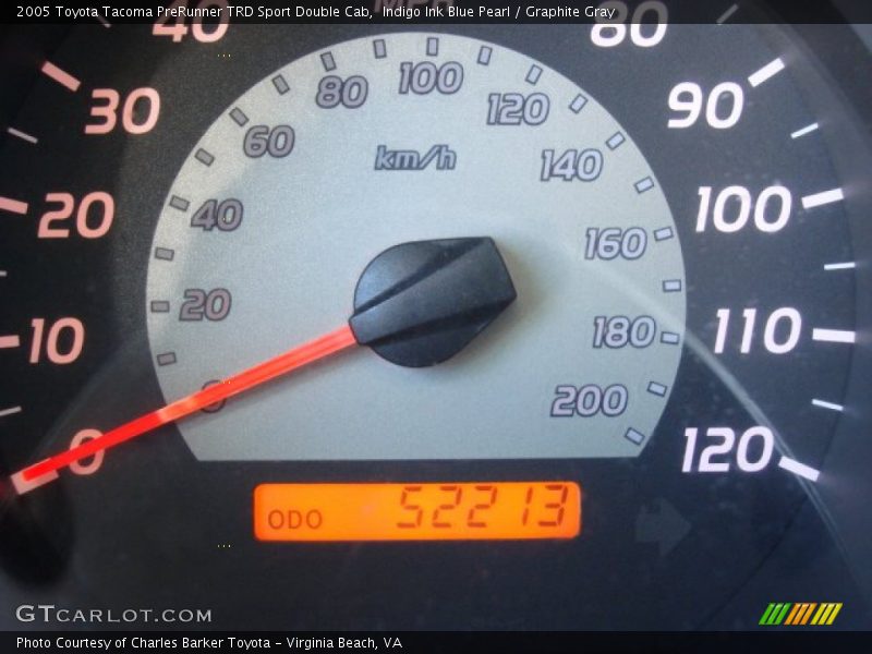 Indigo Ink Blue Pearl / Graphite Gray 2005 Toyota Tacoma PreRunner TRD Sport Double Cab