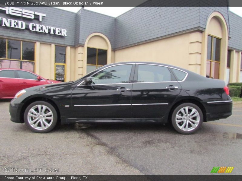 Black Obsidian / Wheat 2008 Infiniti M 35x AWD Sedan