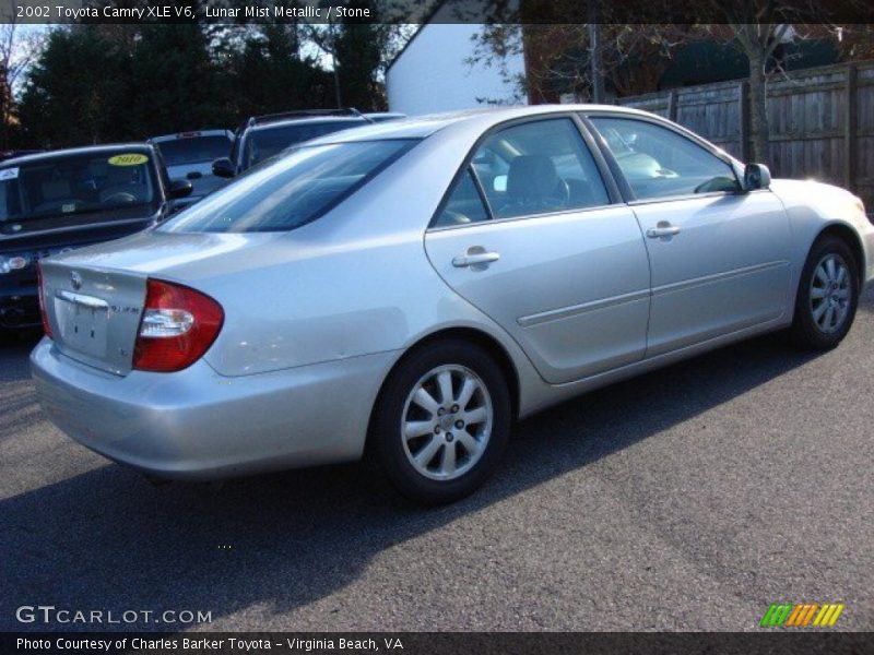 Lunar Mist Metallic / Stone 2002 Toyota Camry XLE V6