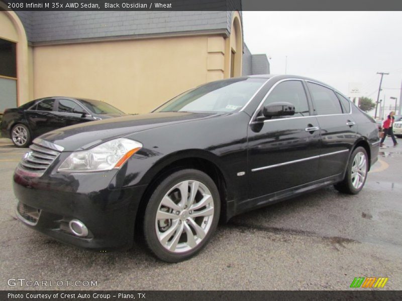 Black Obsidian / Wheat 2008 Infiniti M 35x AWD Sedan