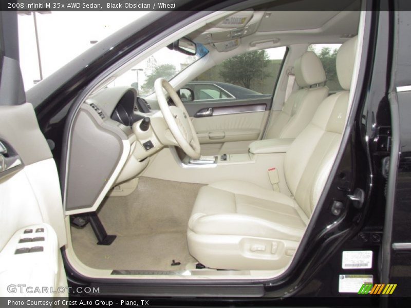 Black Obsidian / Wheat 2008 Infiniti M 35x AWD Sedan