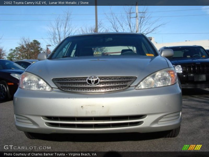 Lunar Mist Metallic / Stone 2002 Toyota Camry XLE V6