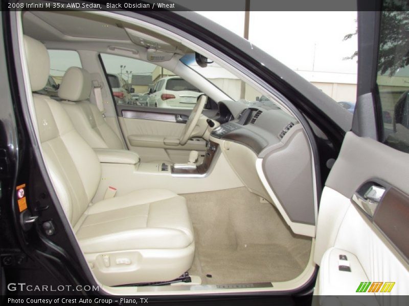 Black Obsidian / Wheat 2008 Infiniti M 35x AWD Sedan