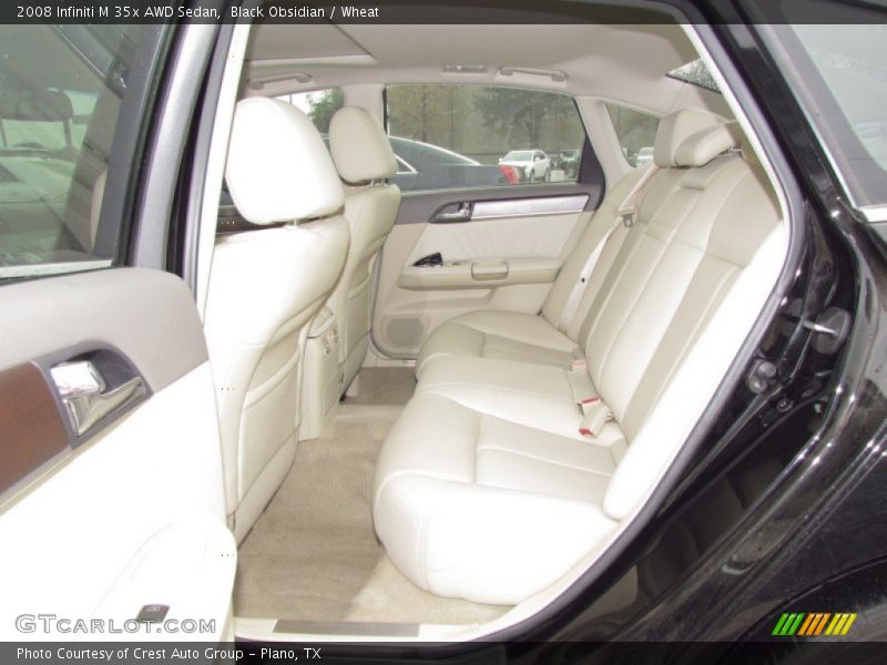 Black Obsidian / Wheat 2008 Infiniti M 35x AWD Sedan