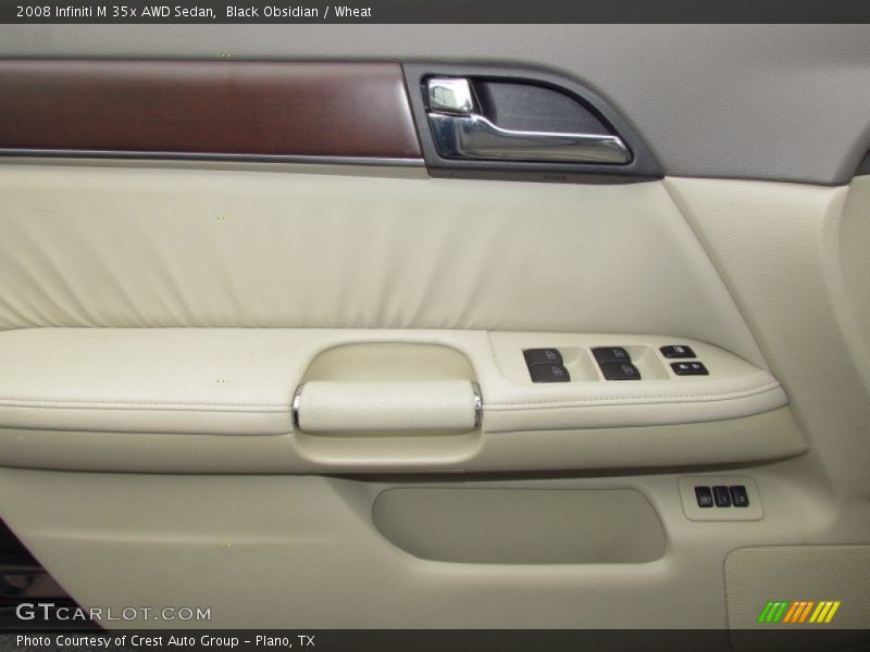 Black Obsidian / Wheat 2008 Infiniti M 35x AWD Sedan
