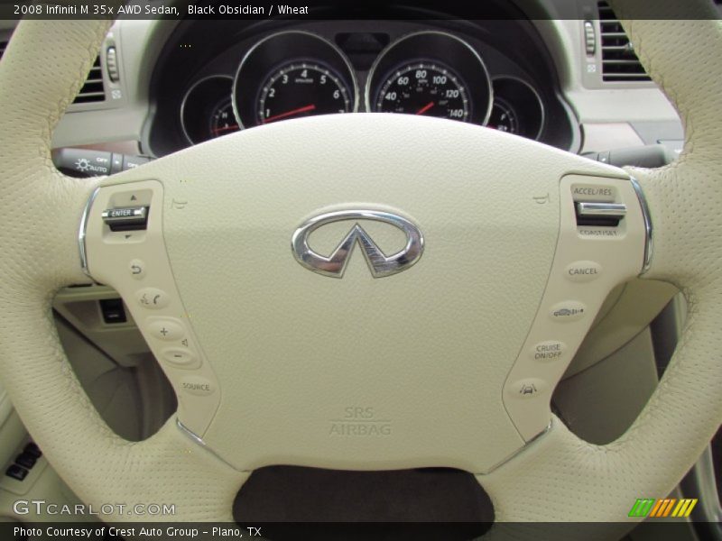 Black Obsidian / Wheat 2008 Infiniti M 35x AWD Sedan