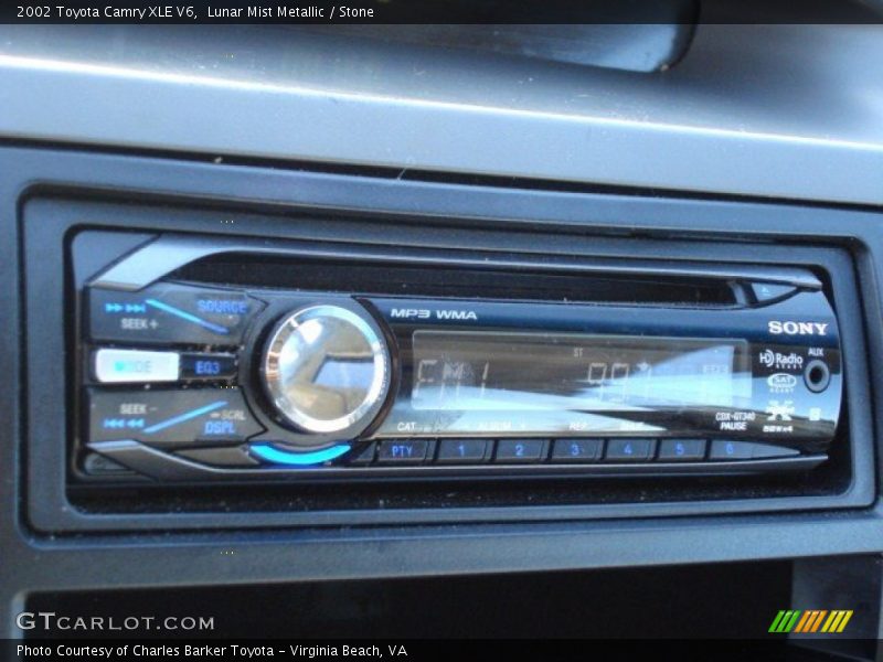 Lunar Mist Metallic / Stone 2002 Toyota Camry XLE V6