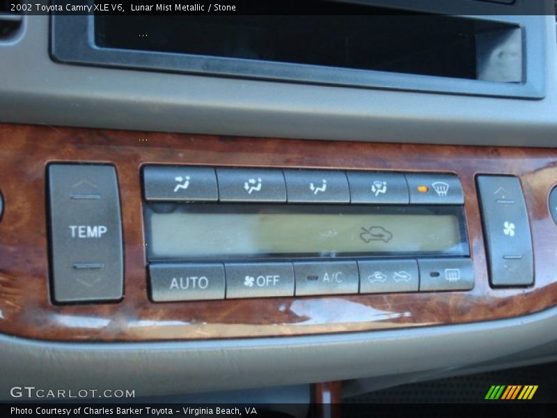 Lunar Mist Metallic / Stone 2002 Toyota Camry XLE V6