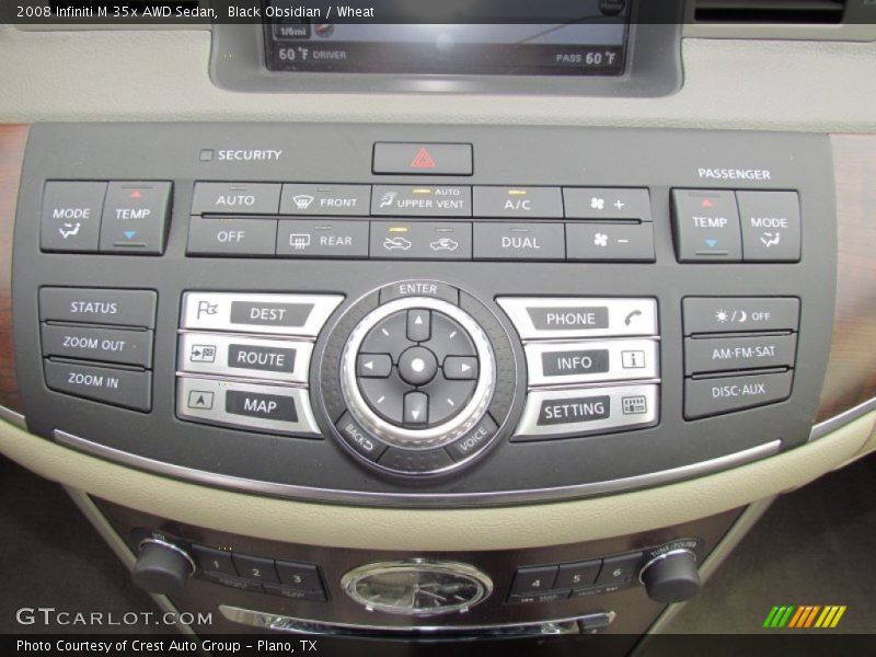 Black Obsidian / Wheat 2008 Infiniti M 35x AWD Sedan