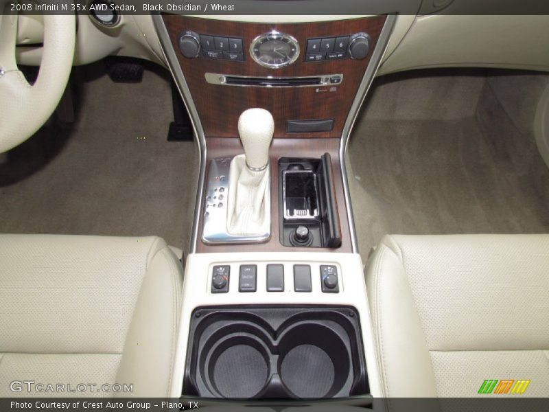 Black Obsidian / Wheat 2008 Infiniti M 35x AWD Sedan