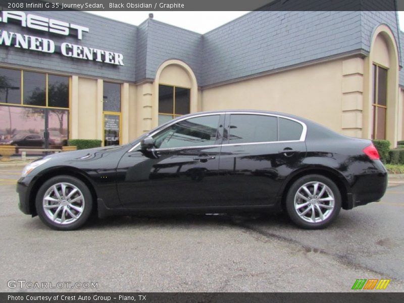 Black Obsidian / Graphite 2008 Infiniti G 35 Journey Sedan