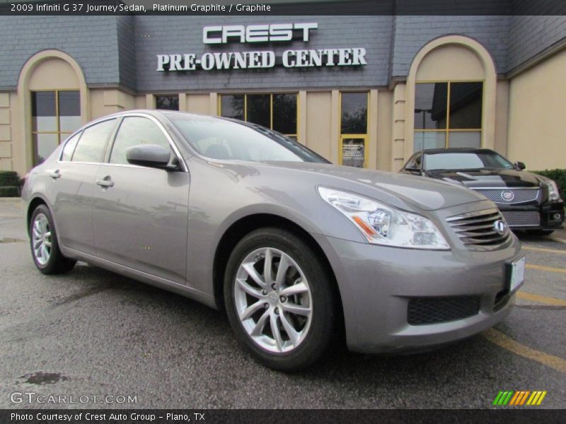 Platinum Graphite / Graphite 2009 Infiniti G 37 Journey Sedan