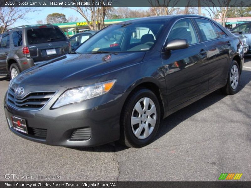 Magnetic Gray Metallic / Ash Gray 2010 Toyota Camry LE