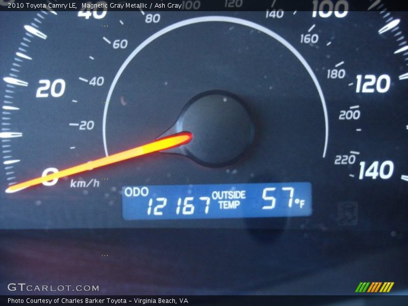 Magnetic Gray Metallic / Ash Gray 2010 Toyota Camry LE