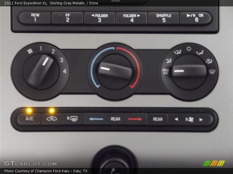 Controls of 2012 Expedition XL