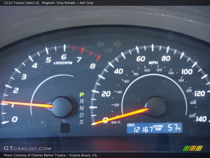 Magnetic Gray Metallic / Ash Gray 2010 Toyota Camry LE
