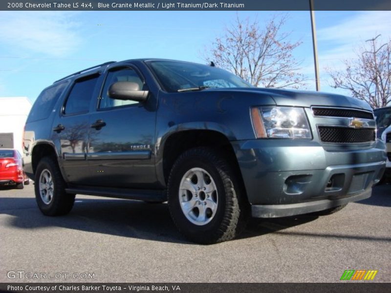 Blue Granite Metallic / Light Titanium/Dark Titanium 2008 Chevrolet Tahoe LS 4x4