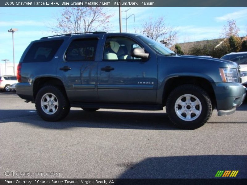 Blue Granite Metallic / Light Titanium/Dark Titanium 2008 Chevrolet Tahoe LS 4x4