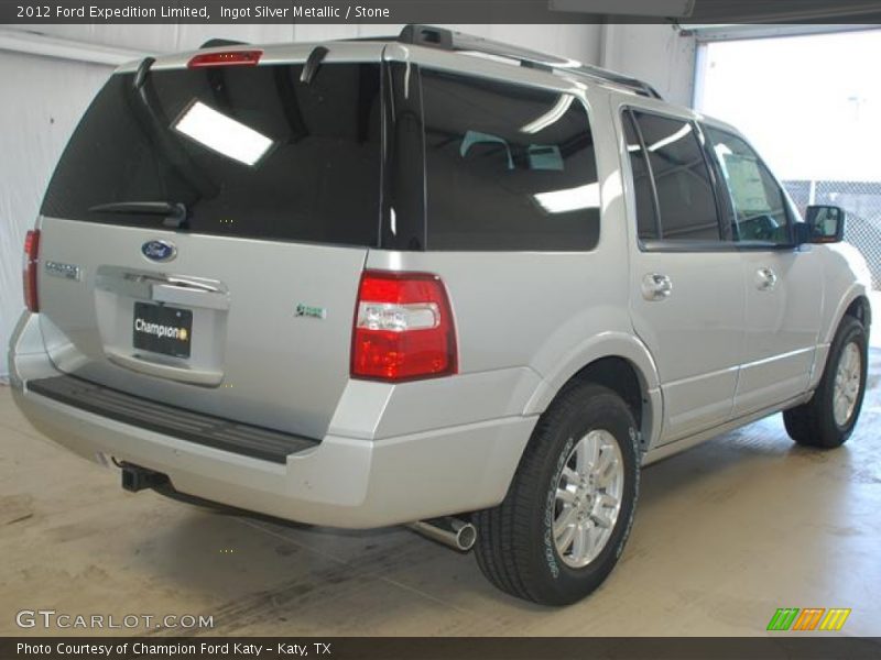 Ingot Silver Metallic / Stone 2012 Ford Expedition Limited