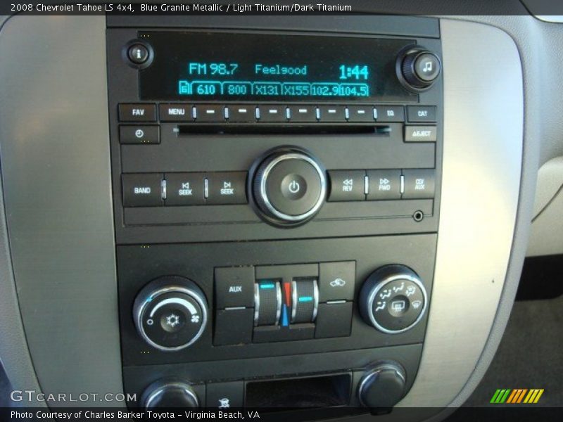 Controls of 2008 Tahoe LS 4x4