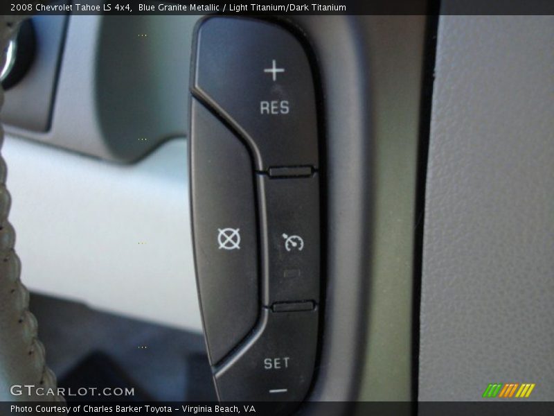 Blue Granite Metallic / Light Titanium/Dark Titanium 2008 Chevrolet Tahoe LS 4x4