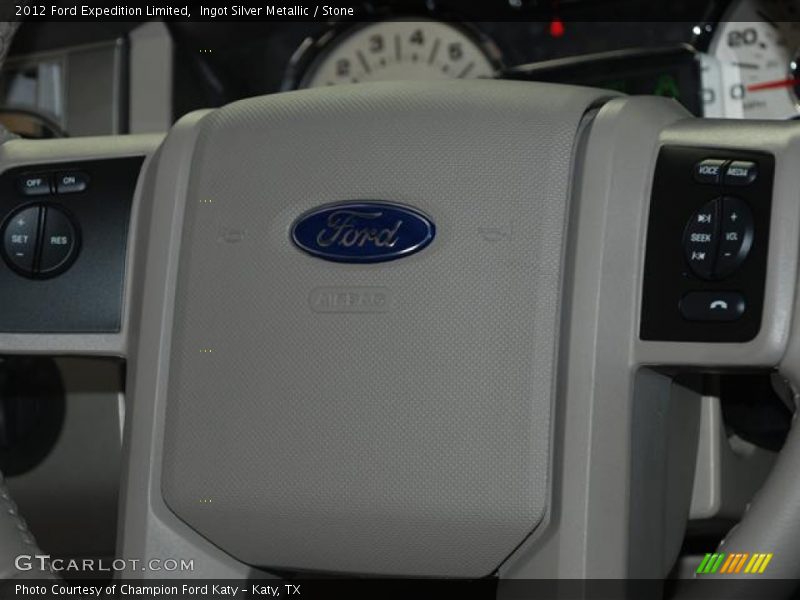 Ingot Silver Metallic / Stone 2012 Ford Expedition Limited