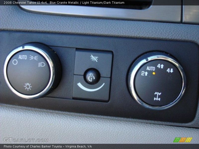 Blue Granite Metallic / Light Titanium/Dark Titanium 2008 Chevrolet Tahoe LS 4x4