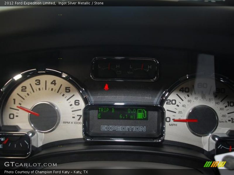 Ingot Silver Metallic / Stone 2012 Ford Expedition Limited